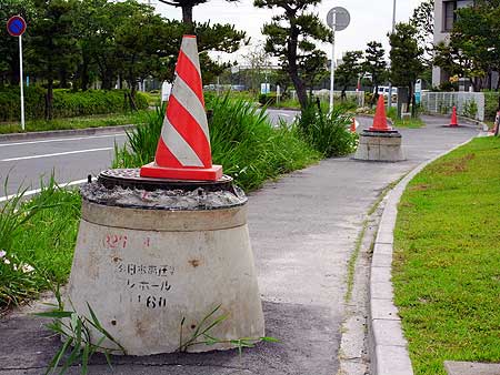 東北地方太平洋沖地震による液状化現象の被害の様子(千葉県浦安市 2011年6月9日)
