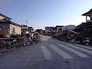 東日本大震災 津波被災地(宮城県亘理町 2011年4月12日)