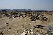 津波で被災した農地の様子(宮城県亘理町・吉田浜 2011年4月14日)