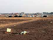津波で被災した農地の様子(宮城県亘理町・吉田浜 2011年4月15日)